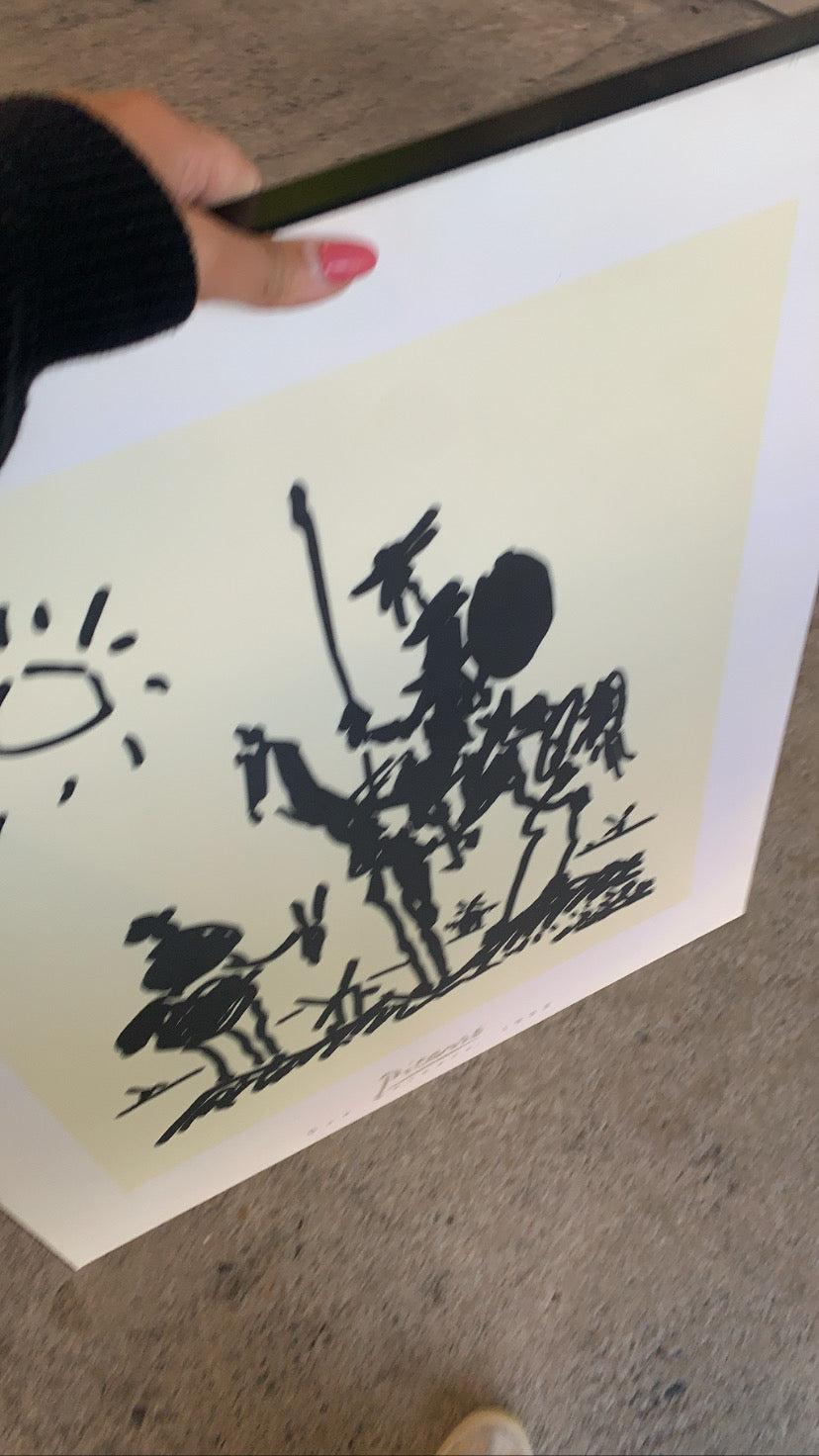 Picasso’s “ Don Quixote” Laminated print