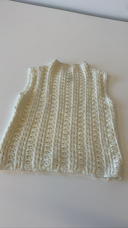 Écru Knit Top