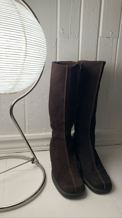 Choco Suede Boots