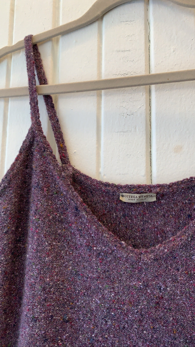 LUXURY CONSIGNMENT - Bottega Veneta Purple Knit Dress