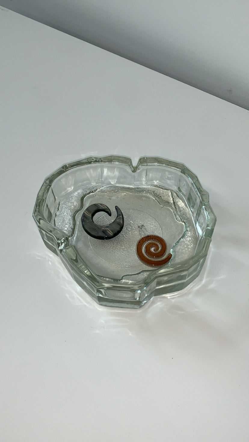 Freeform Crystal Iceberg Ashtray