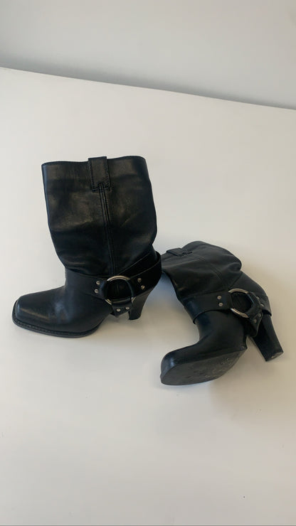 Harley Davidson Buckle Moto Boots