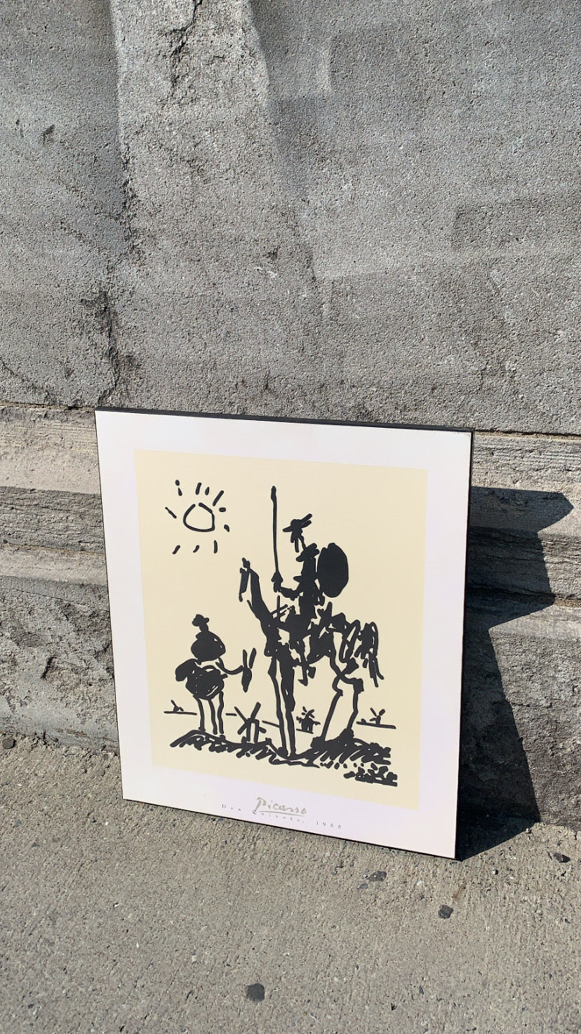 Picasso’s “ Don Quixote” Laminated print