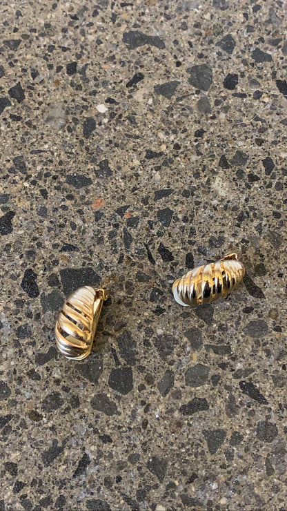 Croissant Clip-On Earrings